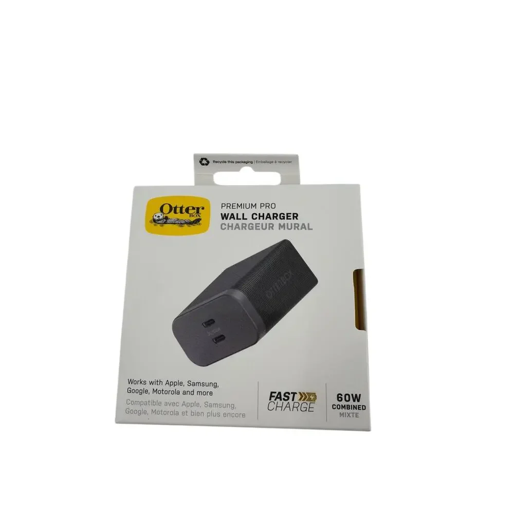 Otterbox Premium Pro Fast Charge USB C Wall Charger Black